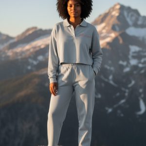 Ladies Sweatpants and Top with Pieces