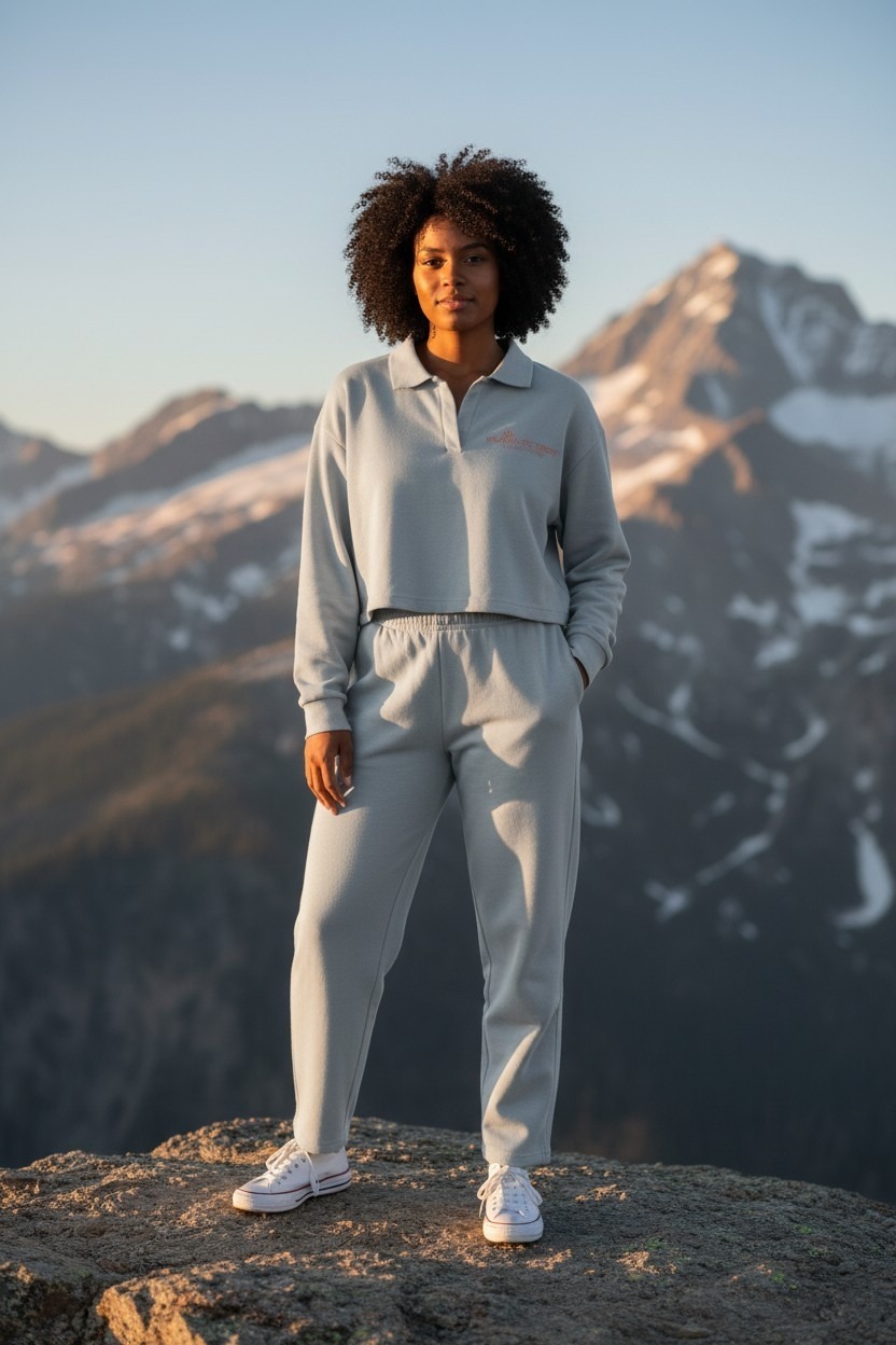 Ladies Sweatpants and Top with Pieces - Image 5